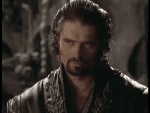 a man with a beard is saying " i don 't need you "