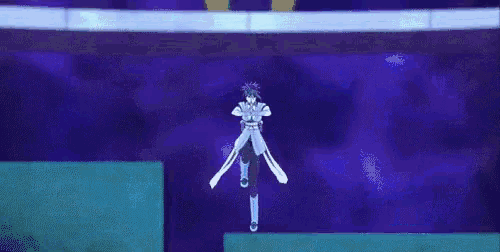 a person is being struck by a lightning bolt in a video game .