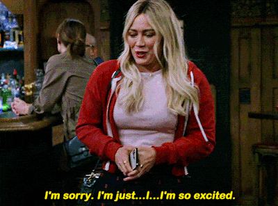 a woman says i 'm sorry i 'm just ... i 'm so excited