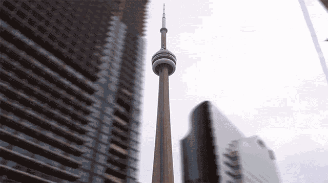 a very tall building with a very tall tower on top