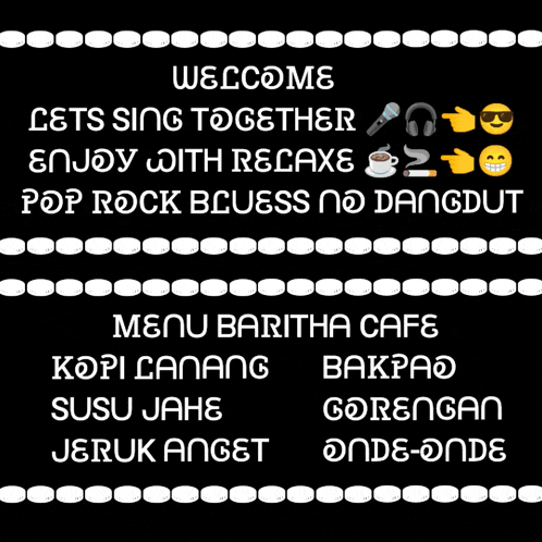 a sign that says welcome lets sing together