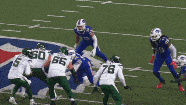 a player with the number 58 on his jersey