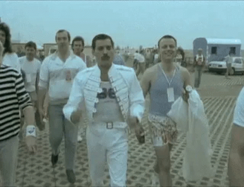 Freddie Mercury Queen GIF - Freddie Mercury Queen Dance GIFs