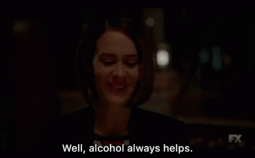Alcohol Helps Happy GIF - Alcohol Helps Happy Smile GIFs