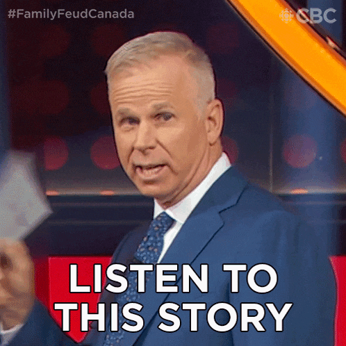 Listen To This Story Gerry Dee GIF - Listen To This Story Gerry Dee Family Feud Canada GIFs