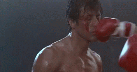 Exchanging Punches - Rocky GIF - Rocky Rocky Balboa Dolph Lundgren GIFs
