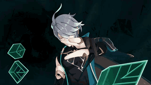 a character in a video game with a sword and a shield