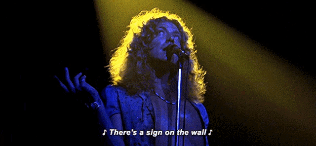 Classic Theres A Sign On The Wall GIF - Classic Theres A Sign On The Wall She Wants To Be Sure GIFs