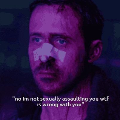 a man with a bandage on his nose is talking about sexual assault