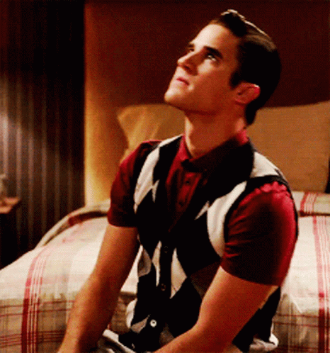 Glee Blaine Anderson GIF - Glee Blaine Anderson Tired GIFs