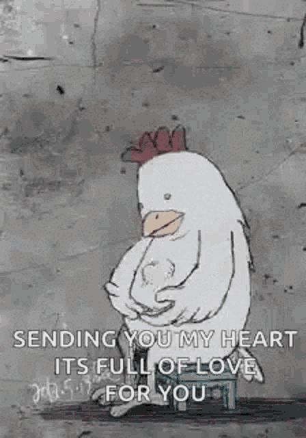 Chicken Animated GIF - Chicken Animated Heart GIFs