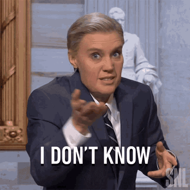 I Dont Know Lindsey Graham GIF - I Dont Know Lindsey Graham Saturday Night Live GIFs