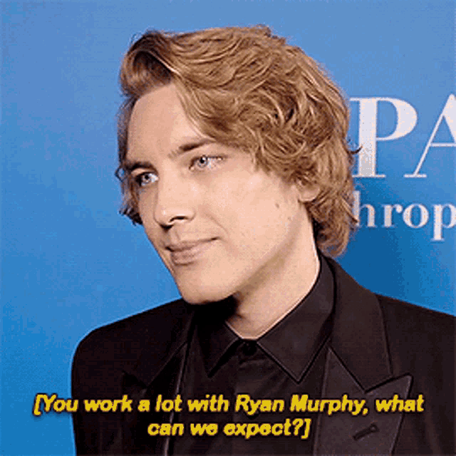 Ryan Murphy What Can We Expect GIF - Ryan Murphy What Can We Expect Cody Fern GIFs