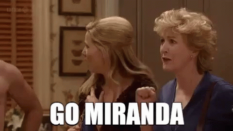 Miranda Go Miranda GIF - Miranda Go Miranda Cheer GIFs