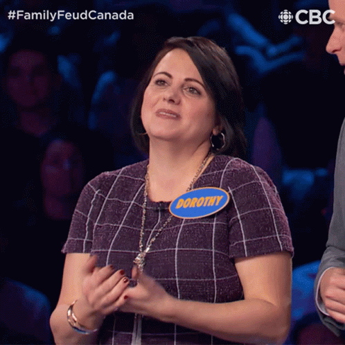 I Dont Know Family Feud Canada GIF - I Dont Know Family Feud Canada Shrug GIFs