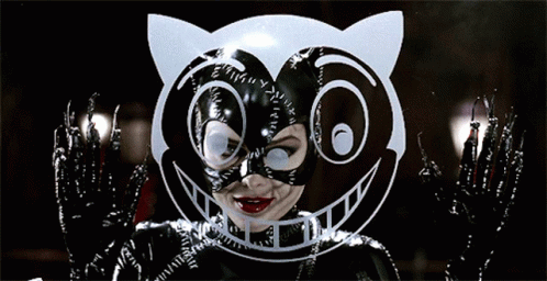 Tim Burton Catwoman GIF - Tim Burton Catwoman Bye GIFs