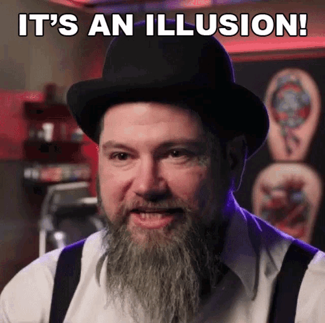 Its An Illusion Creepy Jason GIF - Its An Illusion Creepy Jason Ink Master GIFs