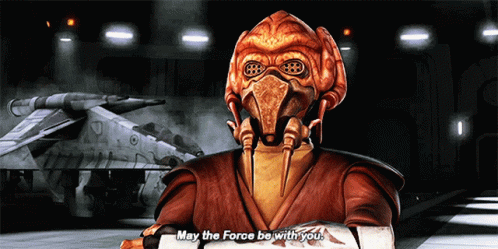Star Wars Plo Koon GIF - Star Wars Plo Koon May The Force Be With You GIFs