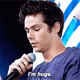 Im Huge Double Meaning GIF - Im Huge Double Meaning Dylan O Brien GIFs