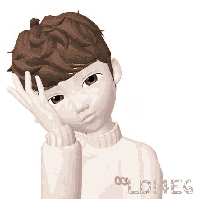 a picture of a boy with the name ldieg on the bottom