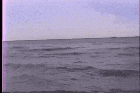a person is standing on a beach looking at the ocean waves .