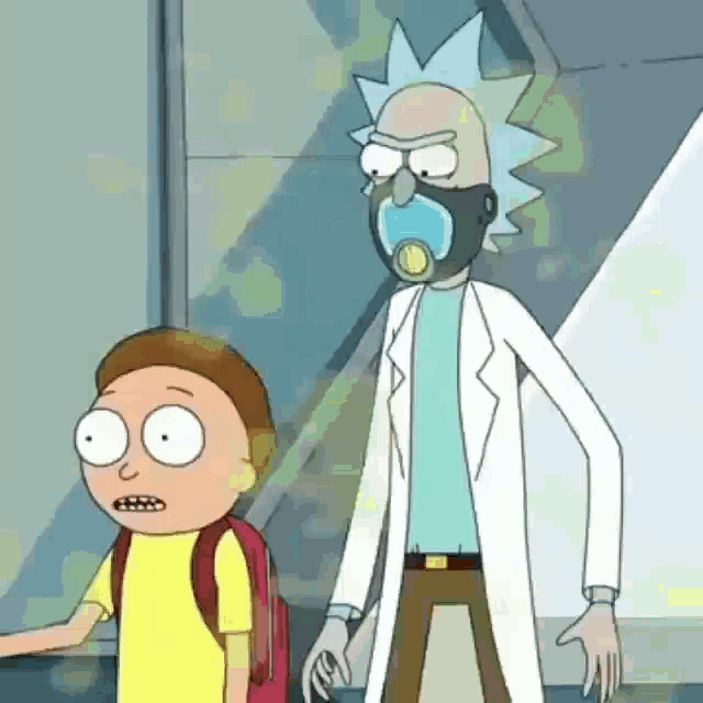 Rick And Morty Lets Go GIF - Rick And Morty Lets Go Poison Gas GIFs