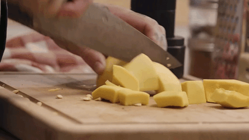 Cutting Potatoes Matty Matheson GIF - Cutting Potatoes Matty Matheson Cookin Somethin GIFs