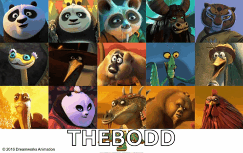 kung fu panda 3 characters name