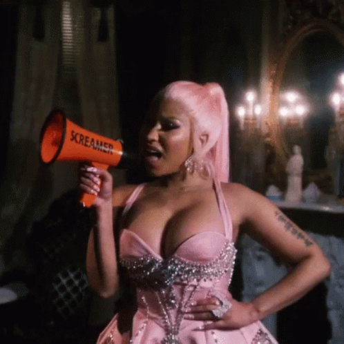 Nicki Minaj Met Gala GIF - Nicki Minaj Met Gala Screamer GIFs
