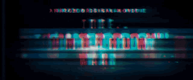 a blurred image with the word war in the middle