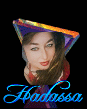 a picture of a woman with the name hadassa