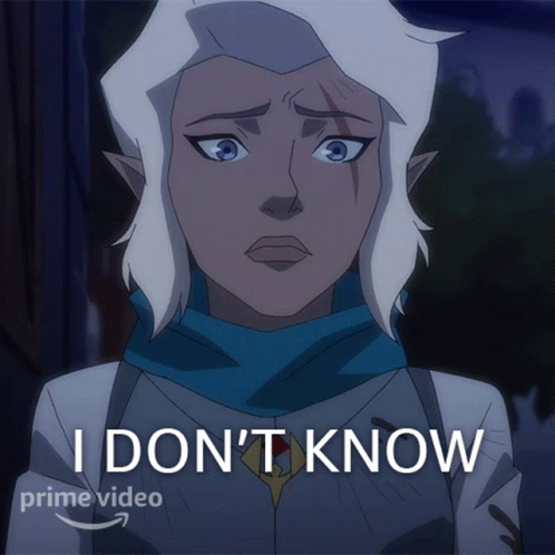I Dont Know Pike Trickfoot GIF - I Dont Know Pike Trickfoot Ashley Johnson GIFs