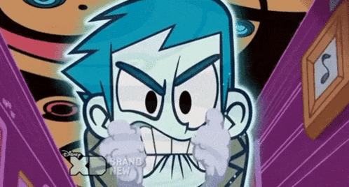 a cartoon character from disney 's brand new is shaving his beard