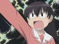 a girl in a pink sweater is making a funny face with her mouth open