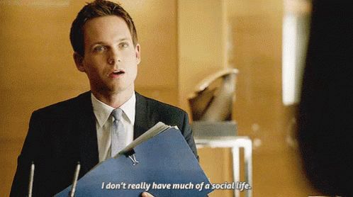 Double Majors GIF - Nosociallife Mike Ross Suits GIFs