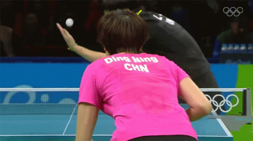 Table Tennis Ding Ning GIF - Table Tennis Ding Ning Li Xiaoxia GIFs