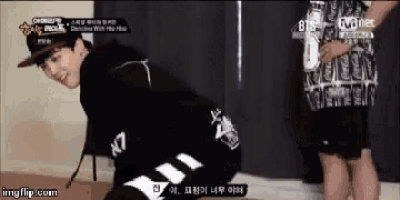 a gif of a person dancing with hip hop with imgflip.com in the corner