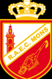 a coat of arms for r.a.e.c. mons has a crown on top
