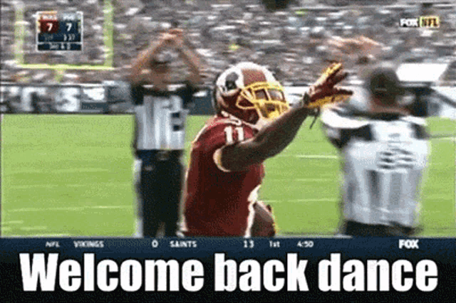 a football game is being shown on fox tv