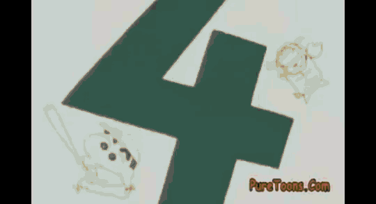 a pink background with white clouds and the words " puratoons.com "