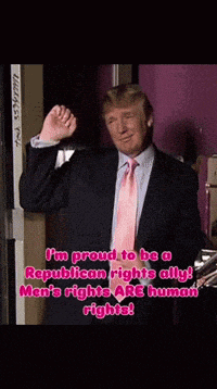 donald trump says he is proud to be a republican rights ally