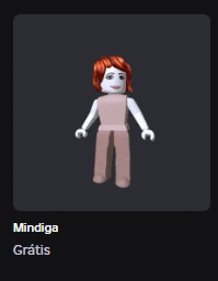 a picture of a girl with red hair and the words mindiga gratis