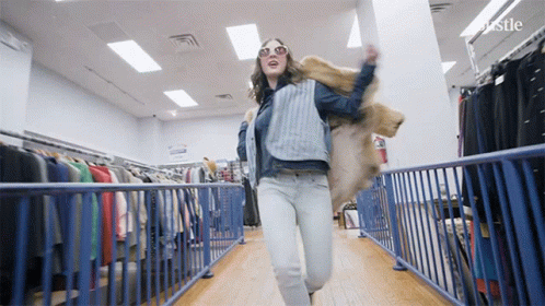 Catch This Bustle GIF - Catch This Bustle Throw Jacket GIFs