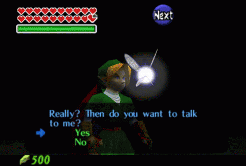 Zelda No GIF - Zelda No Interaction GIFs