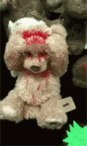 Creepy Teddy Bear GIF - Creepy Teddy Bear Hey There GIFs