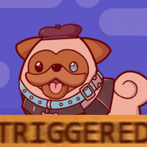 Pug Trigger GIF - Pug Trigger GIFs