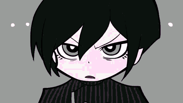 a close up of a cartoon character wearing sunglasses and purple eyes