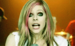Avril Lavigne Middle Finger GIF - Avril Lavigne Middle Finger Fuck You GIFs