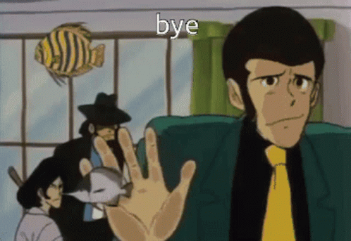 Lupin The3rd Bye Leave Disappear GIF - Lupin The3rd Bye Leave Disappear GIFs