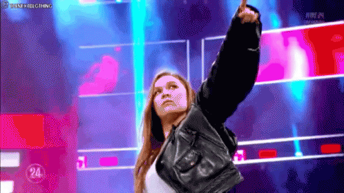 Ronda Rousey Points GIF - Ronda Rousey Points Pointing GIFs